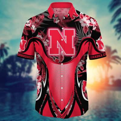 Tropical Aloha NCAA Nebraska Cornhuskers Hawaiian Shirt Beach Vacation Gift For Friends