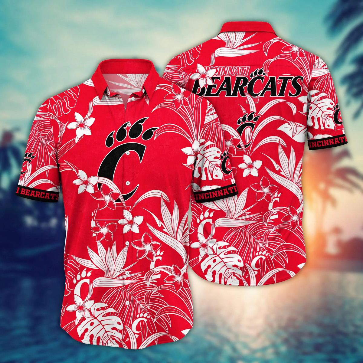 Stylish Aloha Cincinnati Bearcats NCAA Hawaiian Shirt Gift For