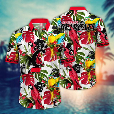 Tropical Aloha Cincinnati Bearcats NCAA Hawaiian Shirt Best Gift For Older Dad