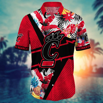 Cincinnati Bearcats NCAA Hawaiian Shirt Summer Aloha Funny Gift For Dad