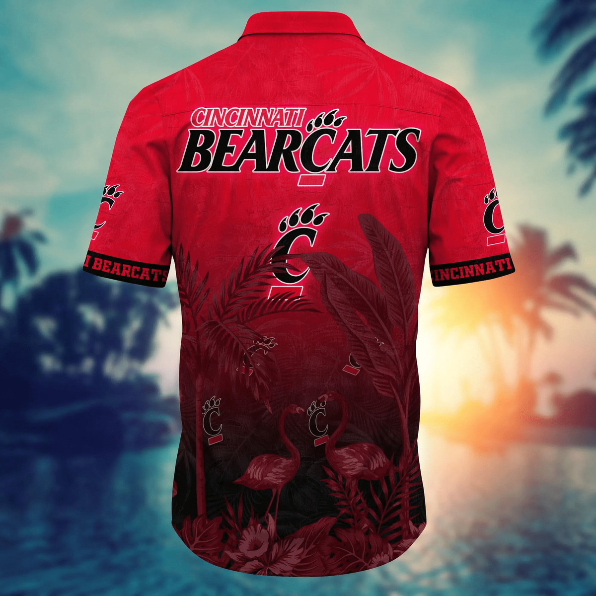 Vintage Aloha Cincinnati Bearcats NCAA Hawaiian Shirt Funny Gift For Dad