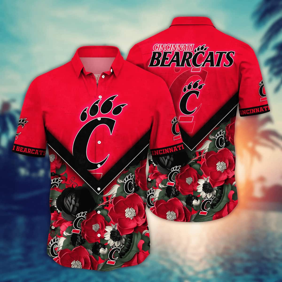 NCAA Cincinnati Bearcats Hawaiian Shirt Summer Holiday Best Gift For Gamers