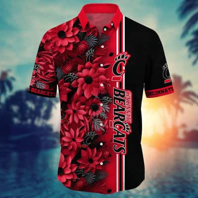 Floral Aloha NCAA Cincinnati Bearcats Hawaiian Shirt Summer Best Gift For Gamers