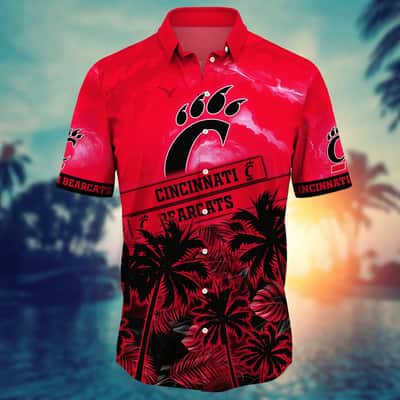 Vintage Aloha NCAA Cincinnati Bearcats Hawaiian Shirt Best Gift For Cool Dad