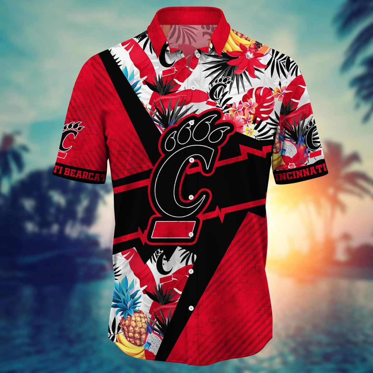 NCAA Cincinnati Bearcats Hawaiian Shirt Tropical Forest Gift For