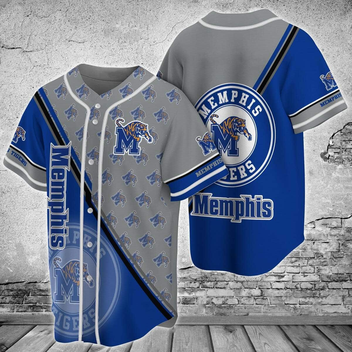 Memphis Tigers Flower Classic NFL Baseball Jersey Shirt