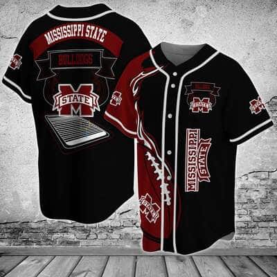 Basic NCAA Mississippi State Bulldogs Baseball Jersey Gift For New Grandpa
