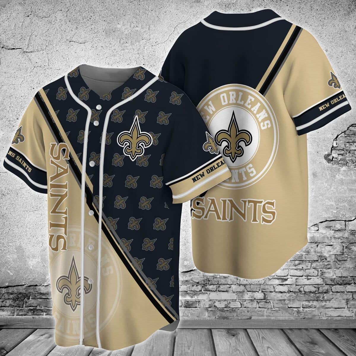 Awesome NFL New Orleans Saints Baseball Jersey Gift For Boyfriend Birthday