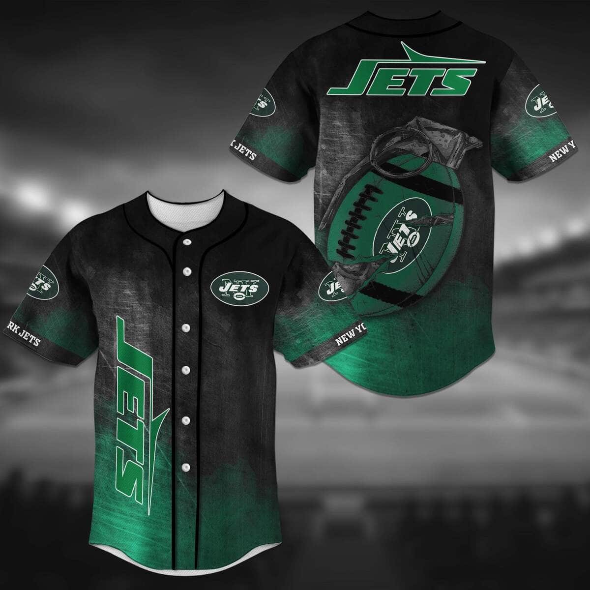 Cool NFL New York Jets Baseball Jersey Gift For Football Coach