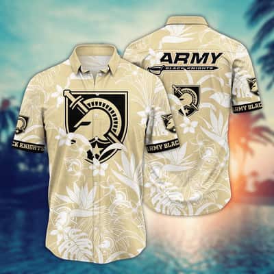 Stylish Aloha NCAA Army Black Knights Hawaiian Shirt Beach Vacation Gift