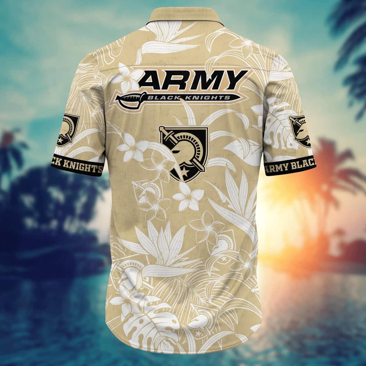Stylish Aloha NCAA Army Black Knights Hawaiian Shirt Beach Vacation Gift
