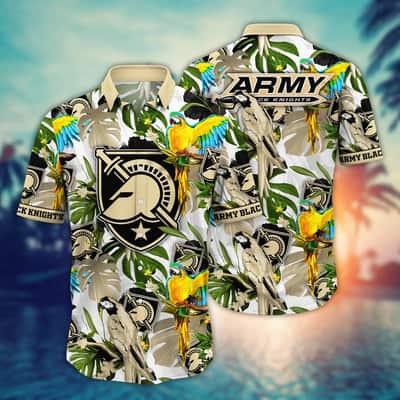 Tropical Aloha NCAA Army Black Knights Hawaiian Shirt Flora And Fauna Gift For Boyfriend