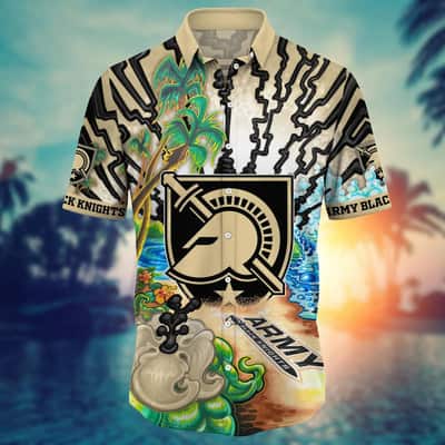Stylish Aloha Army Black Knights NCAA Hawaiian Shirt Beach Gift For Boyfriend