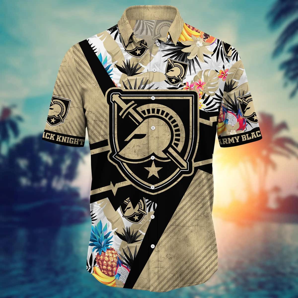 Cool Aloha Army Black Knights NCAA Hawaiian Shirt Beach Gift For Friend