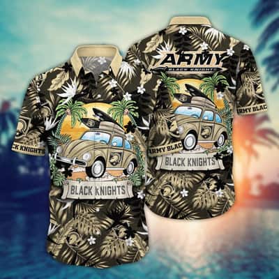 Summer Aloha NCAA Army Black Knights Hawaiian Shirt Palm Leaves Gift For Friends
