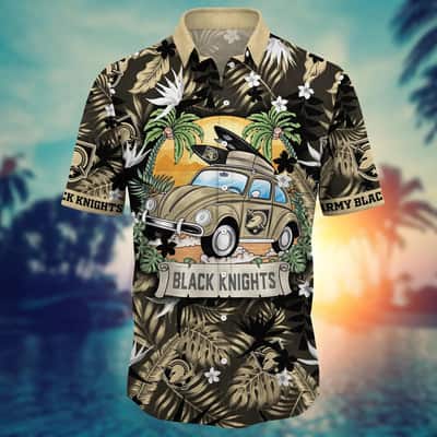 Summer Aloha NCAA Army Black Knights Hawaiian Shirt Palm Leaves Gift For Friends