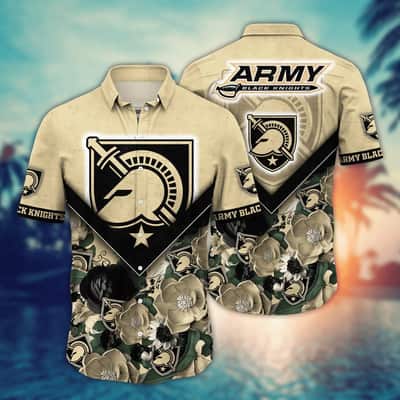 Stylish NCAA Army Black Knights Hawaiian Shirt Practical Beach Gift For Friends