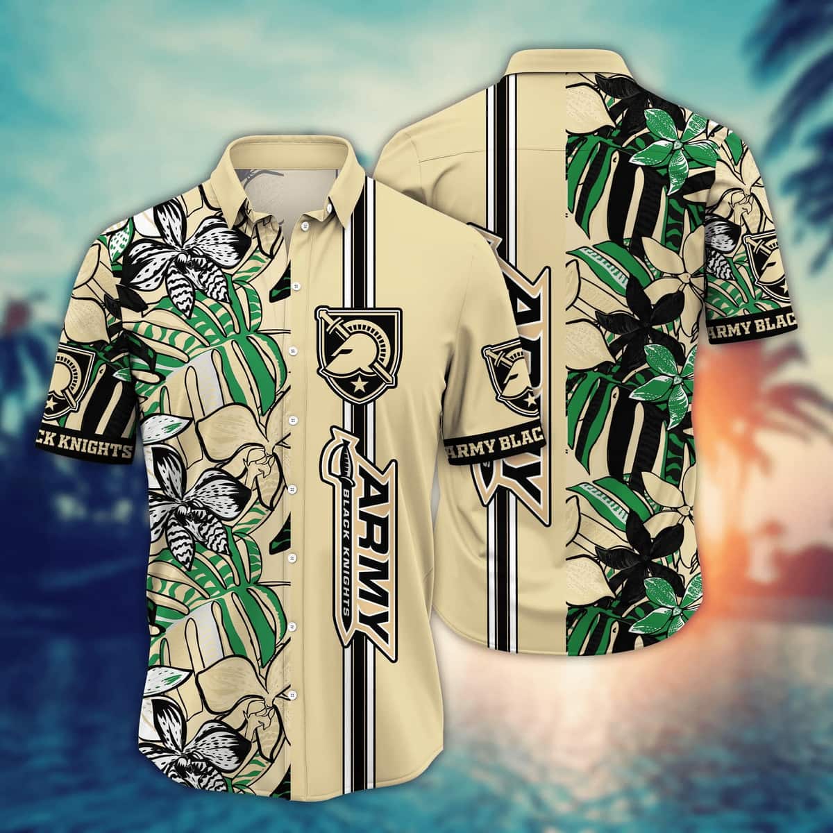 Cool Army Black Knights NCAA Hawaiian Shirt Beach Aloha Gift For Friends
