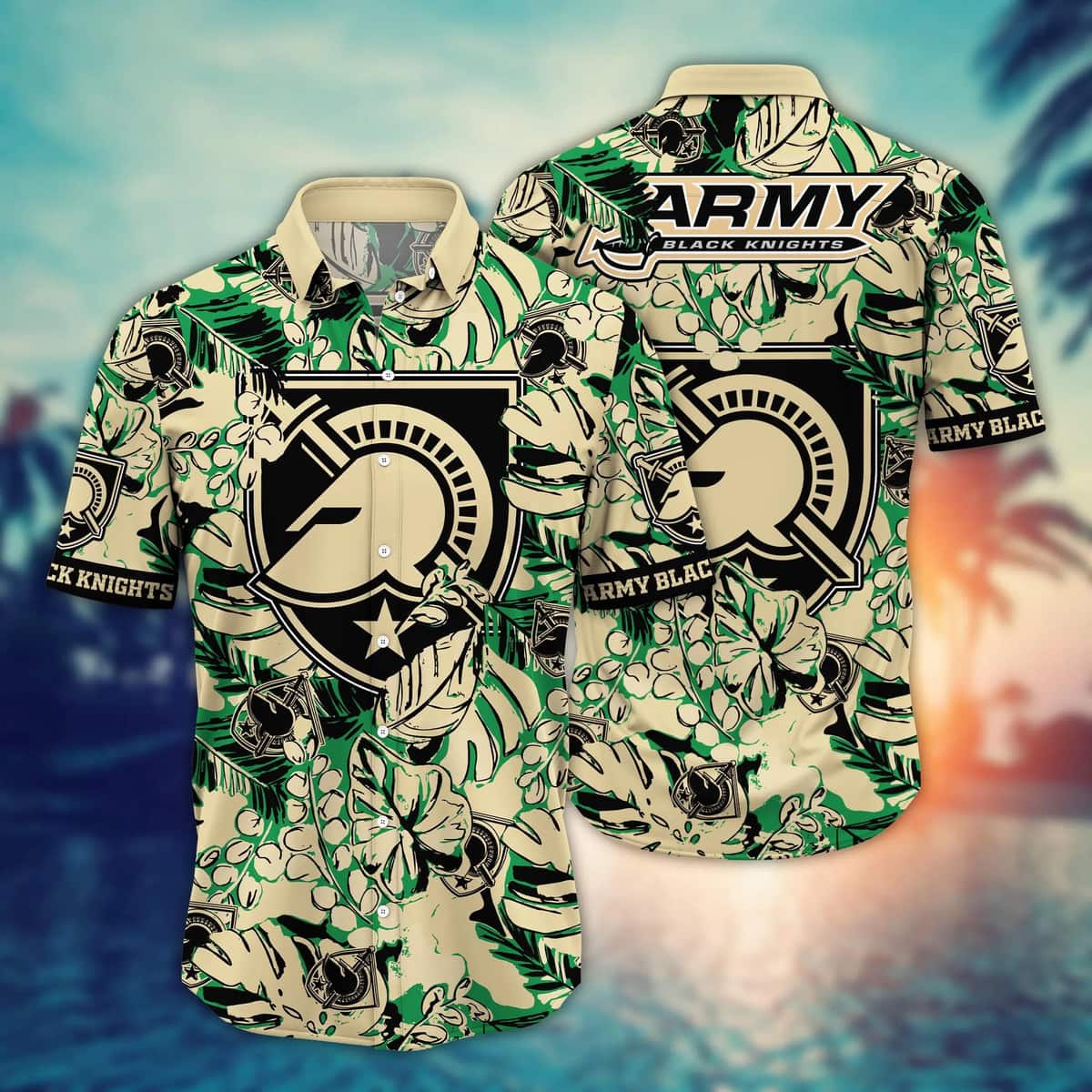 Trending NCAA Army Black Knights Hawaiian Shirt Tropical Nature Gift For Dad