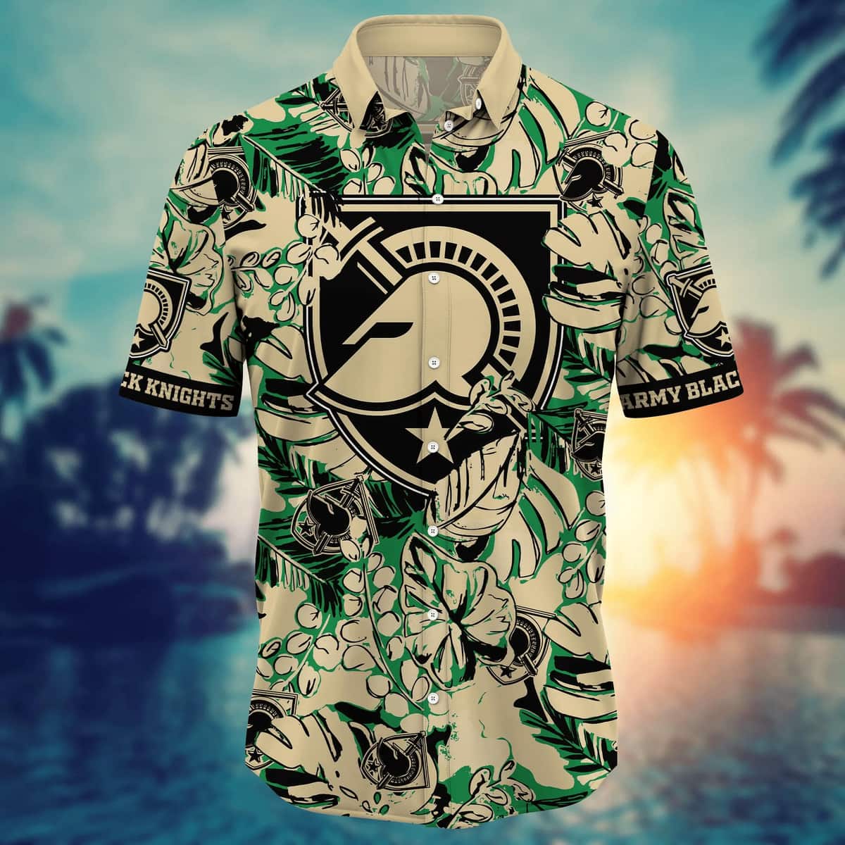 Trending NCAA Army Black Knights Hawaiian Shirt Tropical Nature Gift For Dad