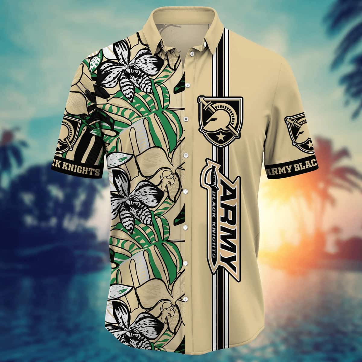 Summer Aloha NCAA Army Black Knights Hawaiian Shirt Beach Gift For Friends