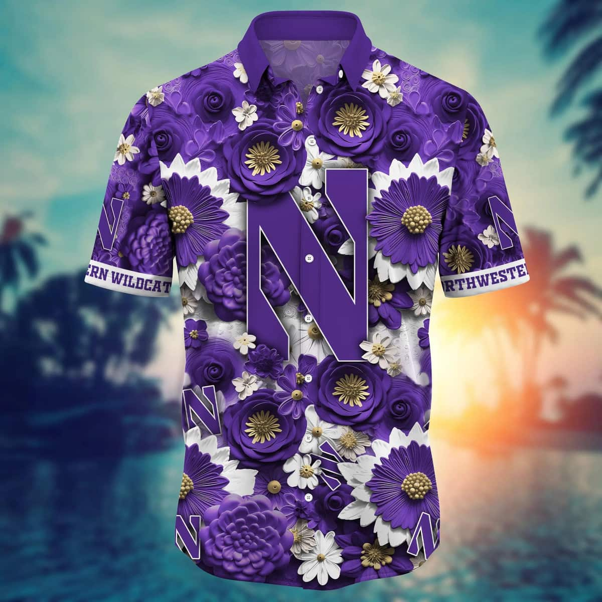 Custom Name Dallas Cowboys Hawaiian Shirt tropical island Gift For