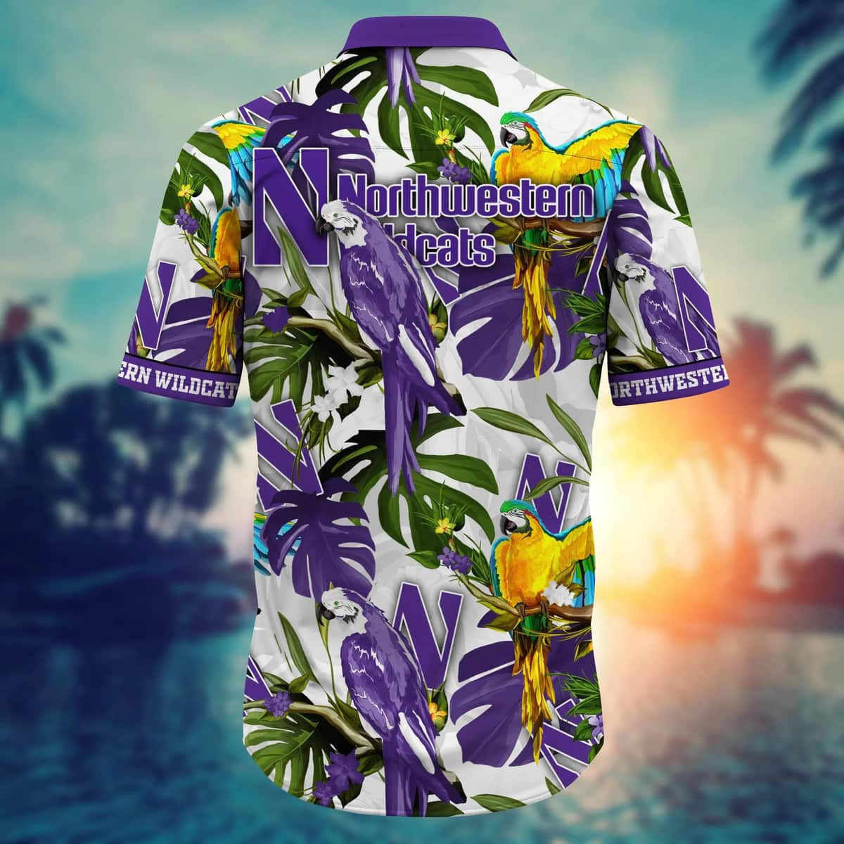 Northwestern Wildcats NCAA Flower Hawaiian Shirt 3D Shirt, Northwestern  Wildcats Football Gifts For Women - T-shirts Low Price