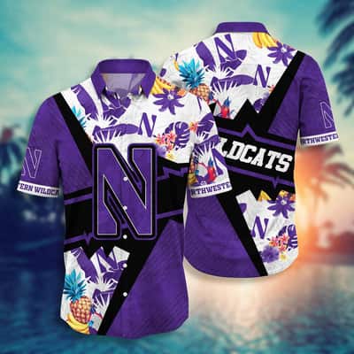 Cool Northwestern Wildcats NCAA Hawaiian Shirt Gift For Summer Holiday