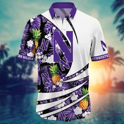 Stylish NCAA Northwestern Wildcats Hawaiian Shirt Aloha Summer Gift For Friends