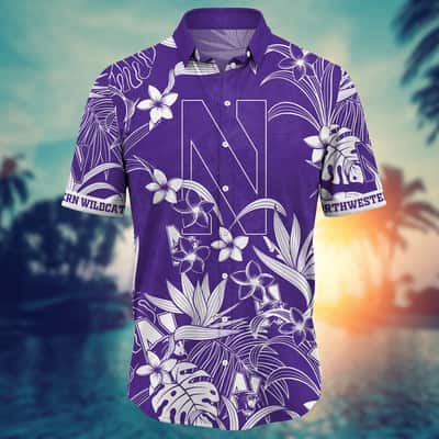 Trending NCAA Northwestern Wildcats Hawaiian Shirt Aloha Forest Gift For Summer Lovers