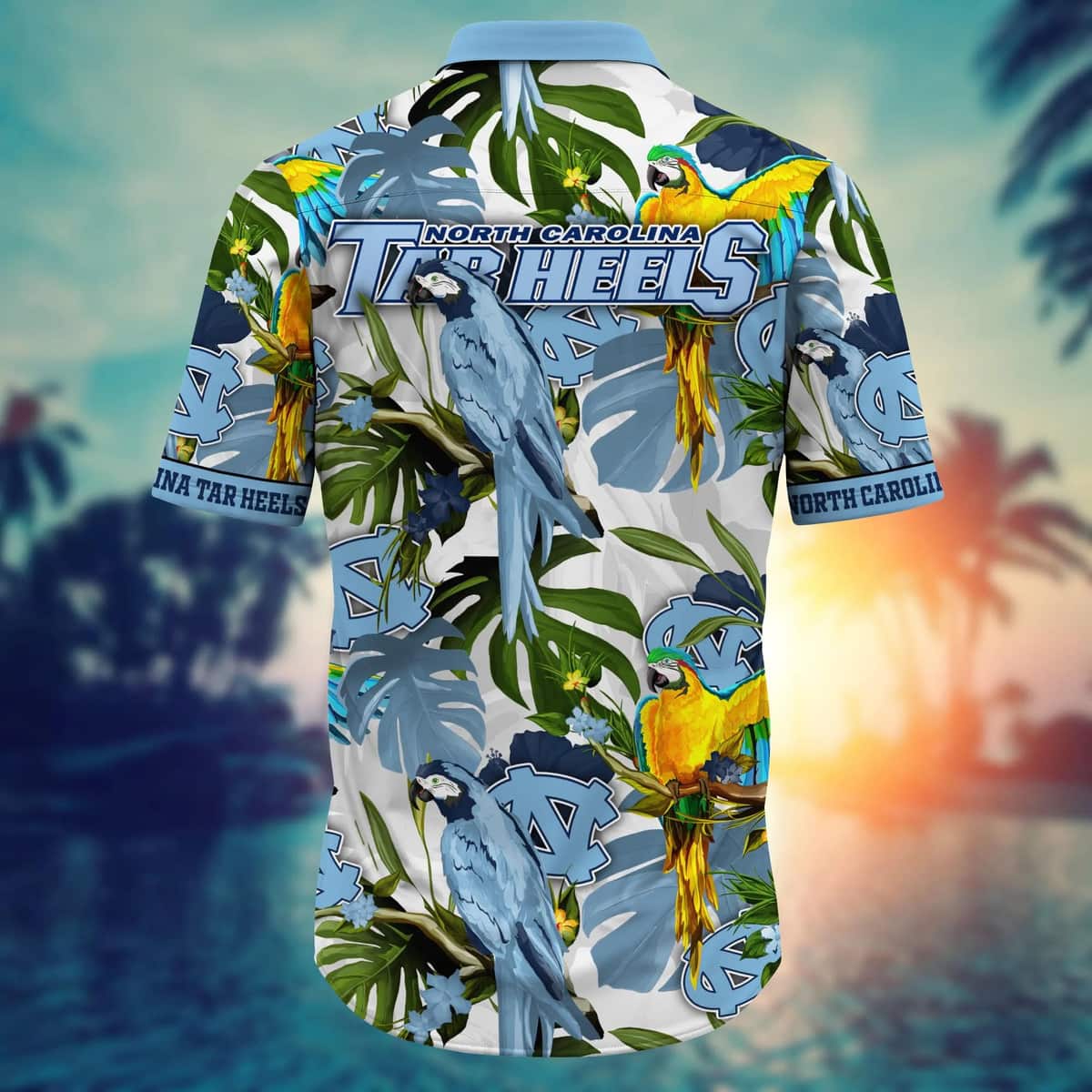 Special North Carolina Tar Heels NCAA Hawaiian Shirt Tropical Flora And Fauna Best Gift For Summer Trip