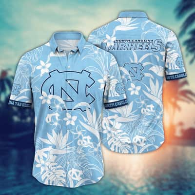 Cool Aloha NCAA North Carolina Tar Heels Hawaiian Shirt Cool Gift For Dad