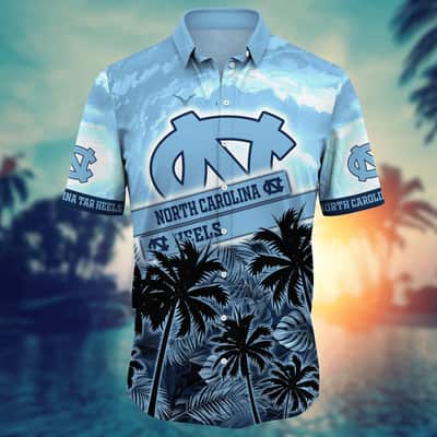 Vintage Aloha NCAA North Carolina Tar Heels Hawaiian Shirt Gift For Mom From Daughter