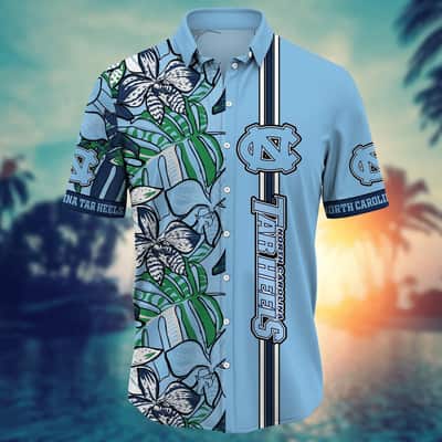 NCAA North Carolina Tar Heels Hawaiian Shirt Tropical Nature Gift For Great Dad