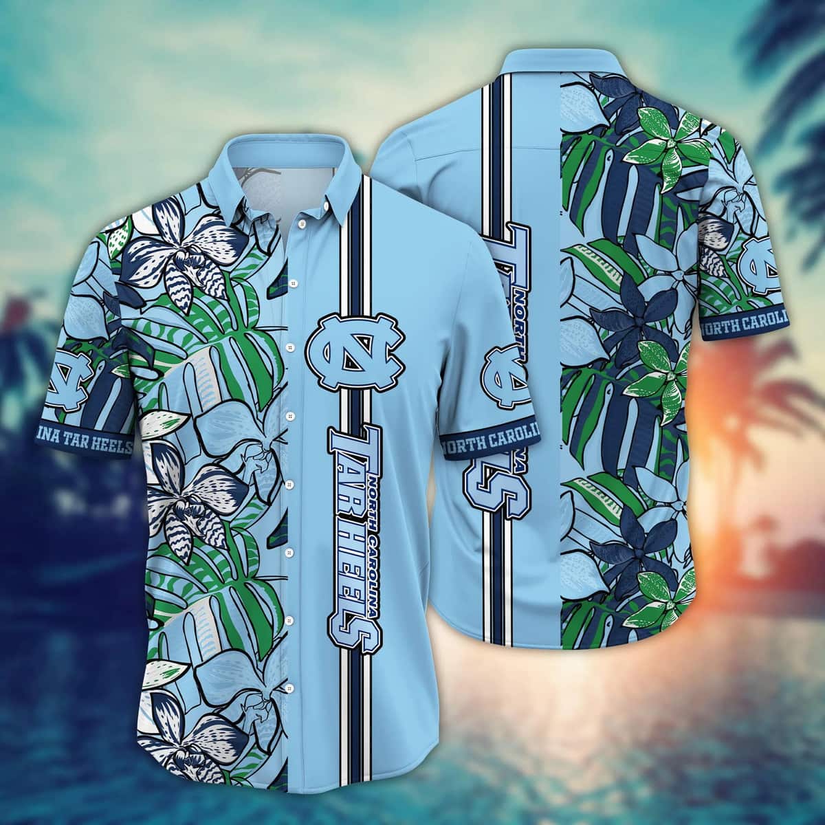 Stylish Aloha NCAA North Carolina Tar Heels Hawaiian Shirt Summer Gift For Friends