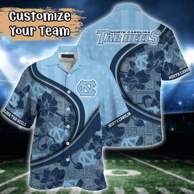 NCAA North Carolina Tar Heels Hawaiian Shirt Custom Name Cool Gift For Friend