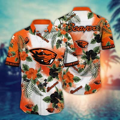 Summer Aloha NCAA Oregon State Beavers Hawaiian Shirt Basic Gift For Dad