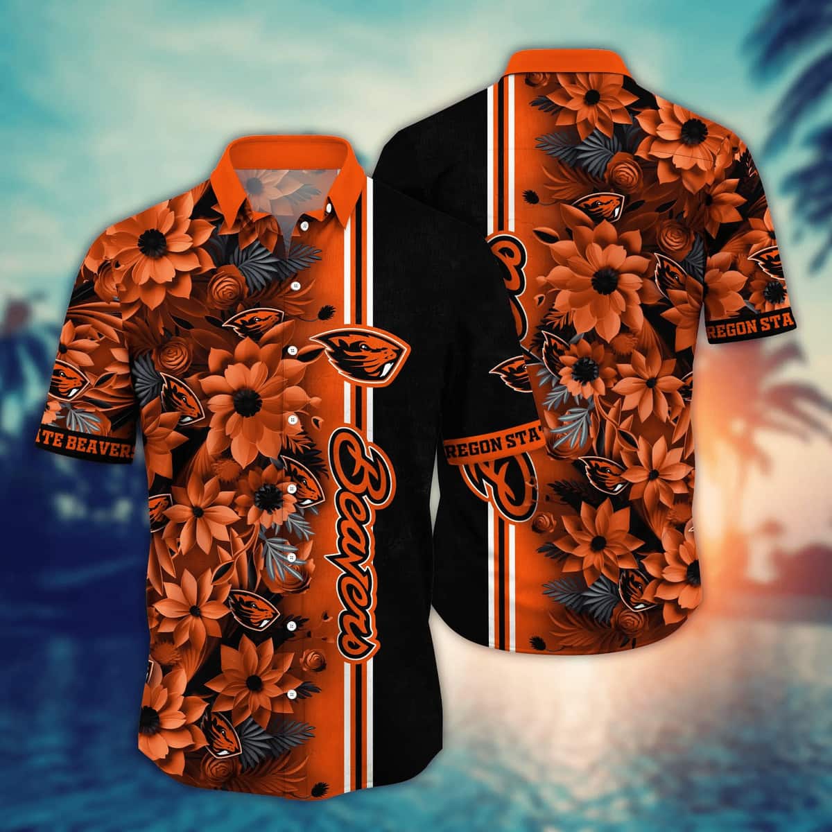 Floral Aloha NCAA Oregon State Beavers Hawaiian Shirt Trending Gift For Friends