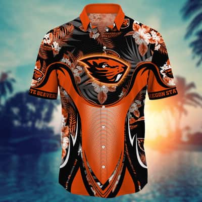 Classic NCAA Oregon State Beavers Hawaiian Shirt Summer Holiday Gift For Dad