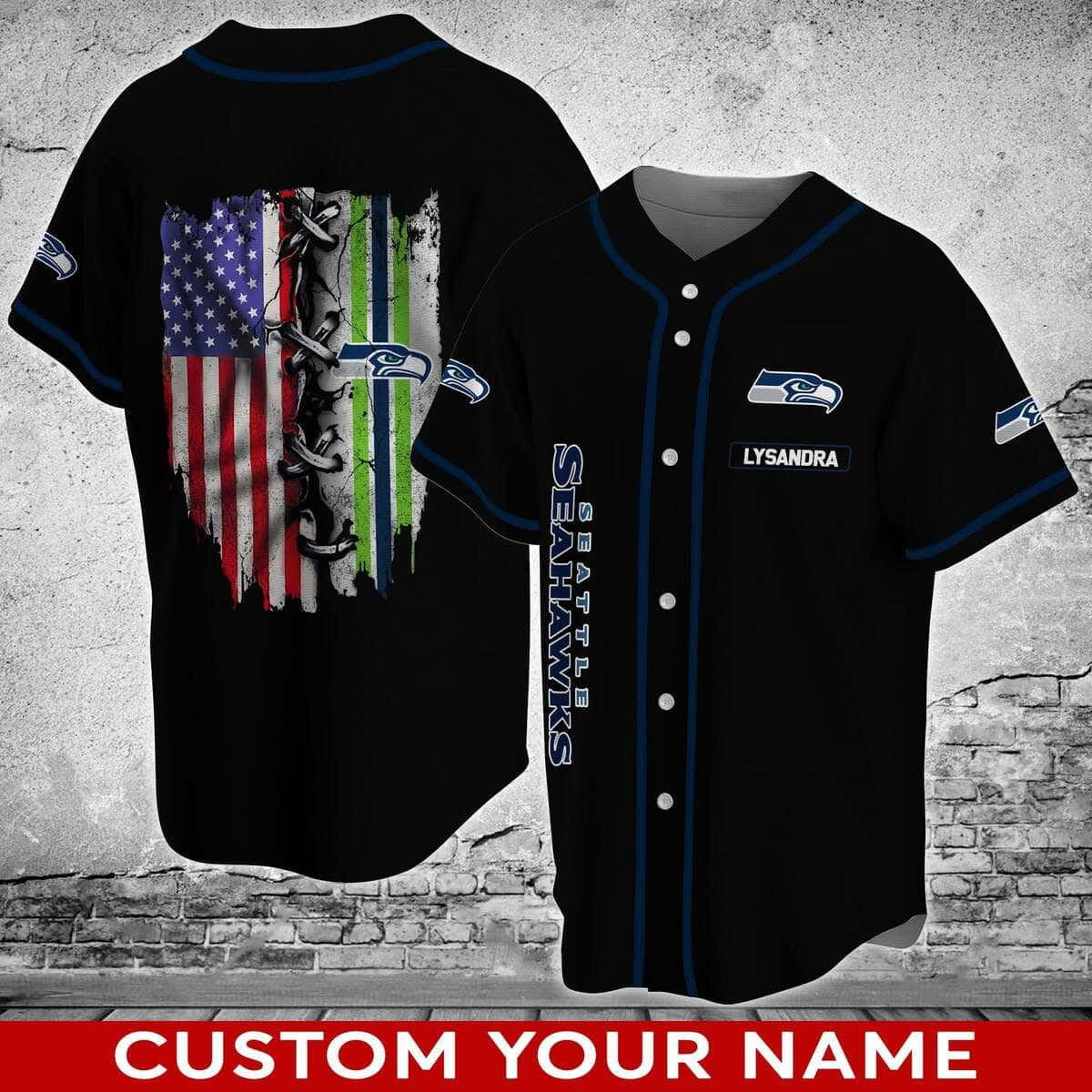 Seattle seahawks 2024 baseball jersey