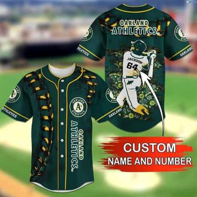 Custom MLB Oakland Athletics Baseball Jersey Gift For Father-In-Law