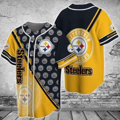 Awesome NFL Pittsburgh Steelers Baseball Jersey Gift For Sporty Husband