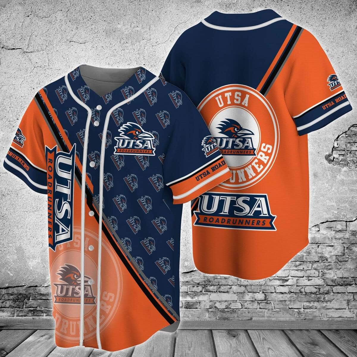 Awesome NFL UTSA Roadrunners Baseball Jersey Gift For Dad