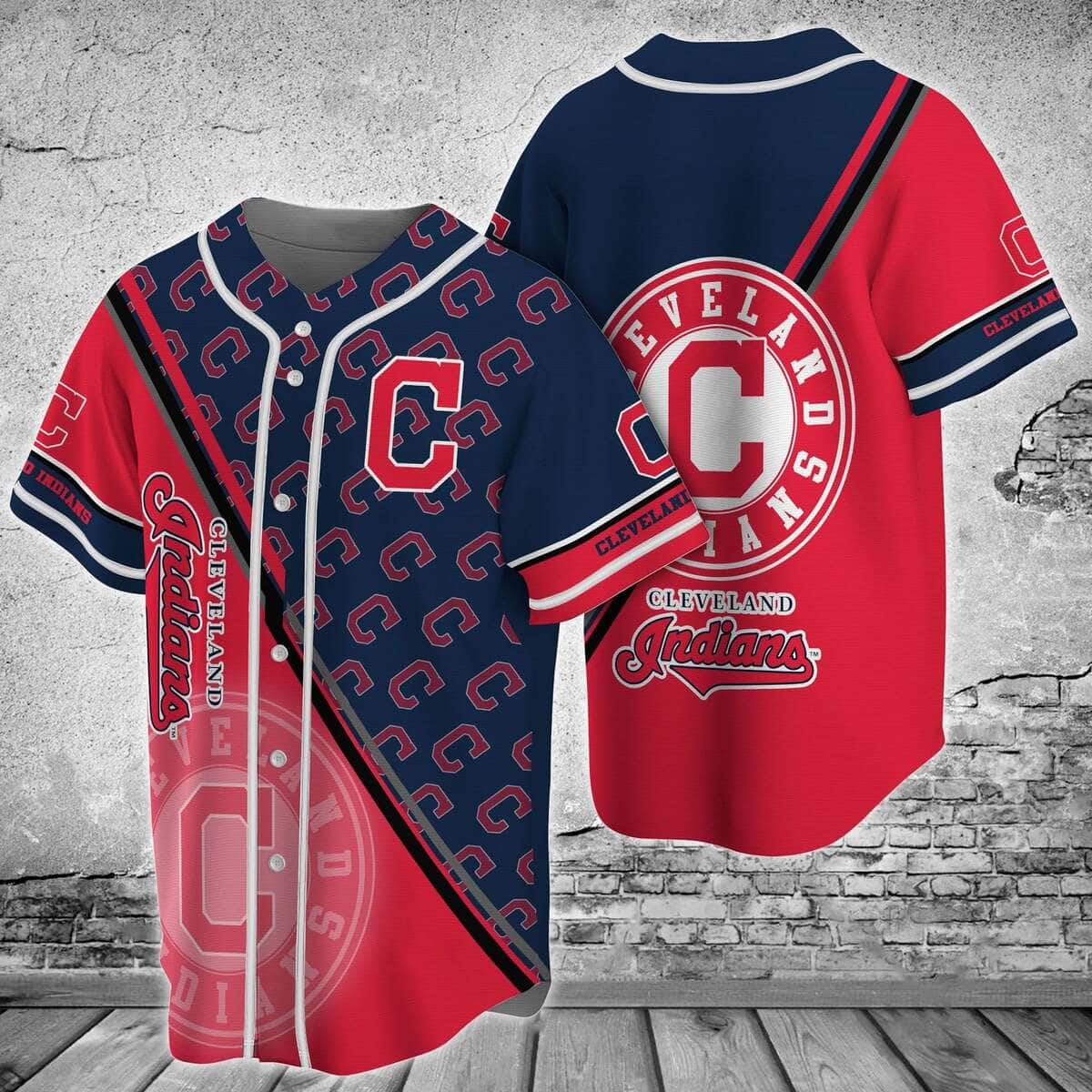 Awesome MLB Cleveland Indians Baseball Jersey Gift For Sports Fans