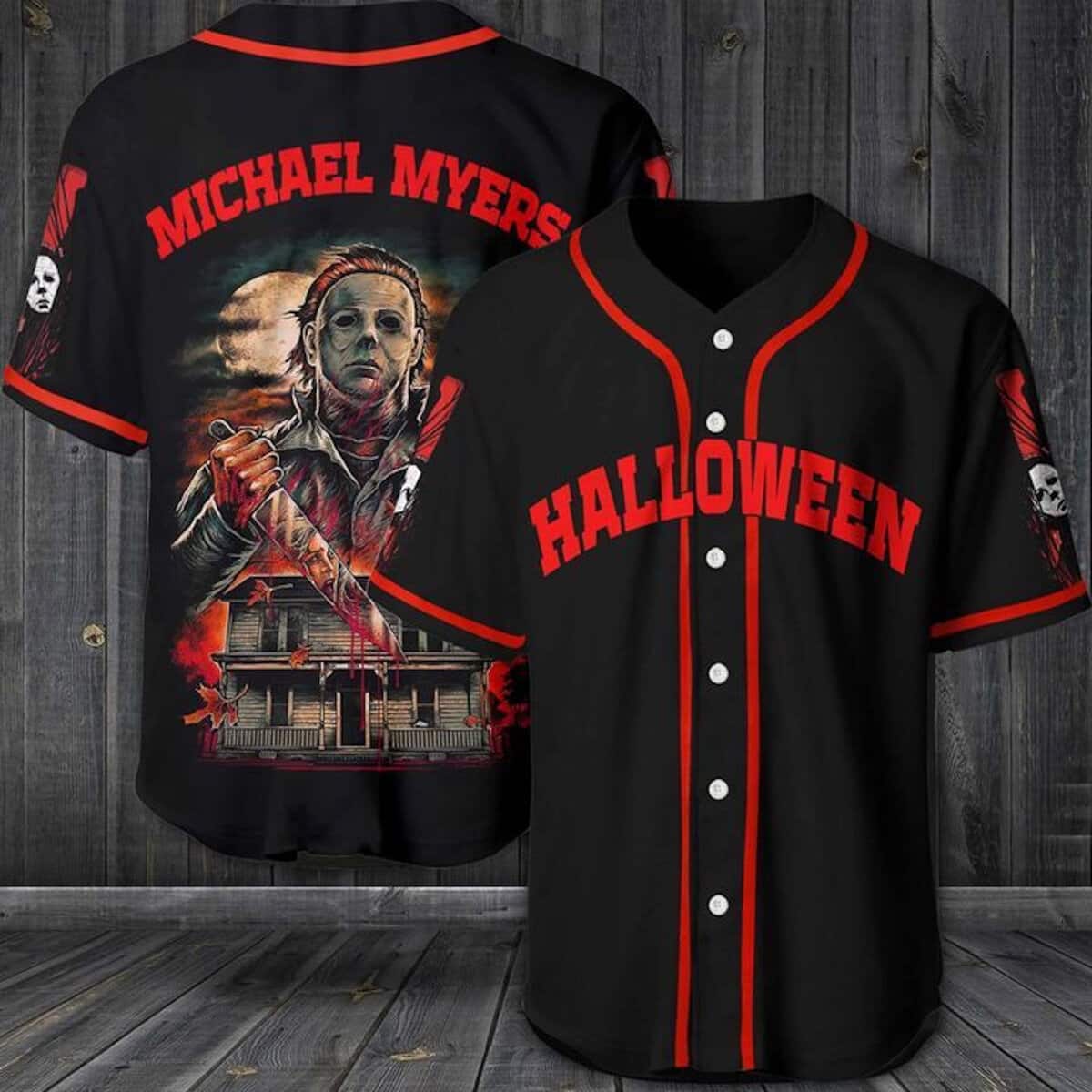 Halloween Michael Myers Baseball Jersey Gift For Best Friend