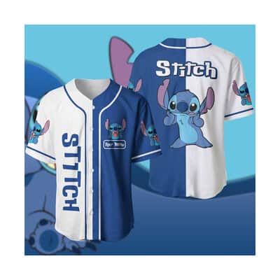 Custom Lilo And Stitch Baseball Jersey Gift For Fans