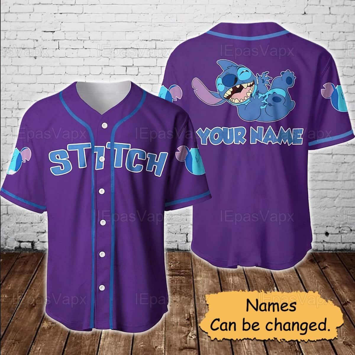 Personalized Disney Lilo And Stitch Baseball Jersey Gift For Girlfriend