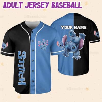 Custom Disney Lilo And Stitch Baseball Jersey Gift For Friends