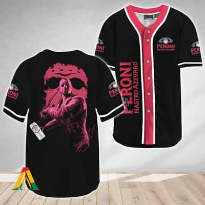 Jason Voorhees Baseball Jersey Friday The 13th Peroni Beer Gift For Sports Fans