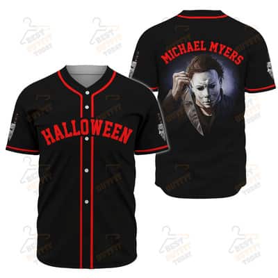 Michael Myers Baseball Jersey Horror Flim Gift For Sports Fans